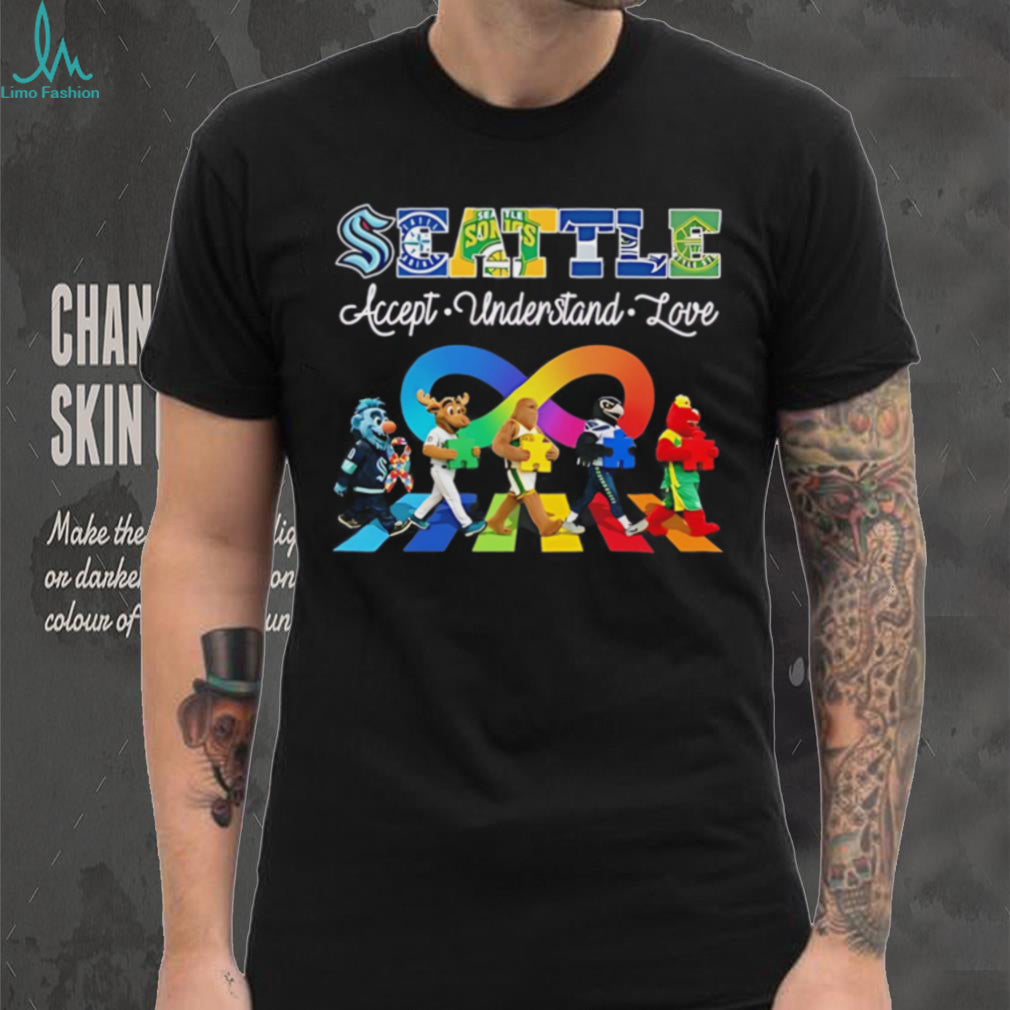 Seattle Sports accept understand love mascot shirt