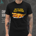 See Ya Later Alli Tator Funny Potato Crocodile Pun Black T Shirt
