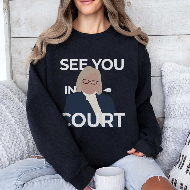 See You In Court Janet Mills Shirt