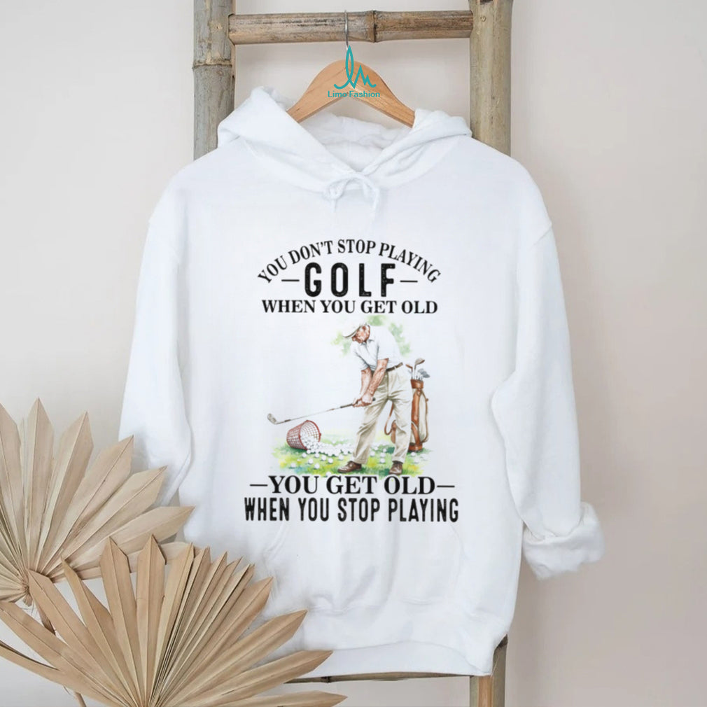 Senior Golfer Hobby Quote Vintage Sports Enthusiast T Shirt