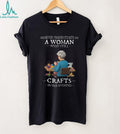 Senior Woman Crafting Knitting Seventies Hobby Shirt