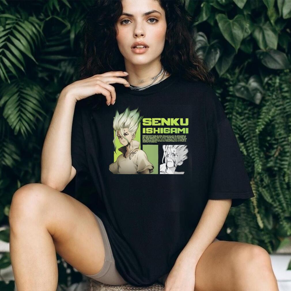 Senku Ishigami Dr. Stone Anime Graphic Tee Science Kingdom Streetwear