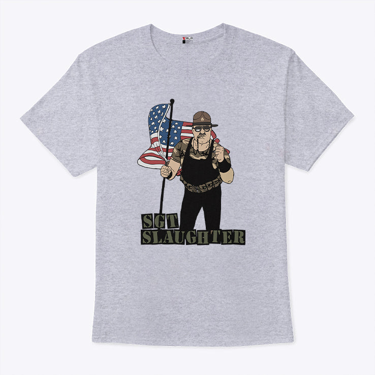 Sgt Slaughter American Flag Shirt