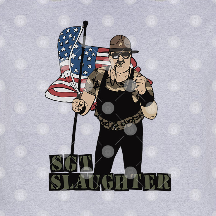 Sgt Slaughter American Flag Shirt