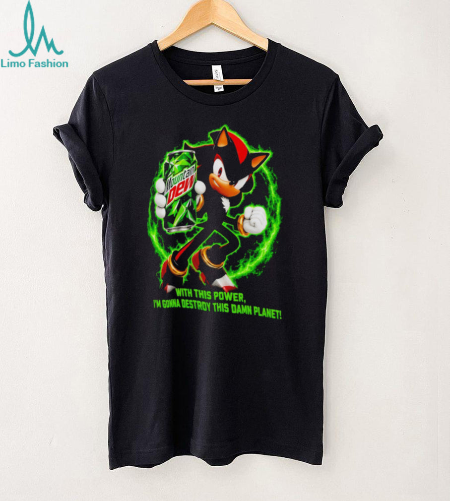 Shadow Mountain Dew Destroy This Damn Planet Gaming shirt