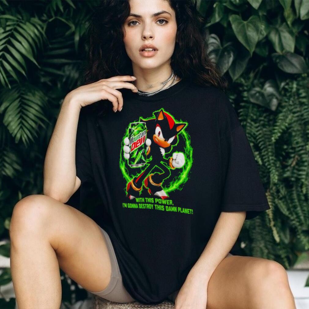 Shadow Mountain Dew Destroy This Damn Planet Gaming shirt