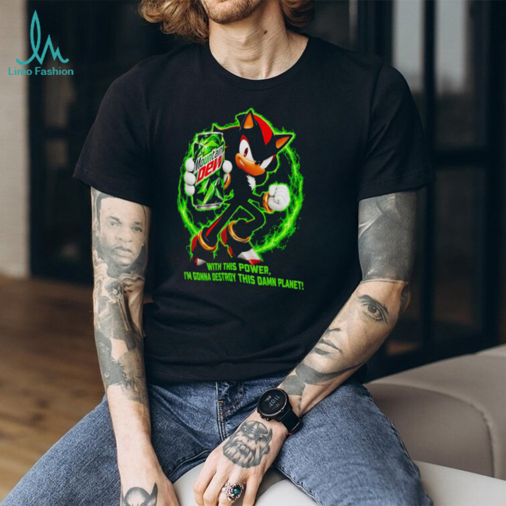 Shadow Mountain Dew Destroy This Damn Planet Gaming shirt