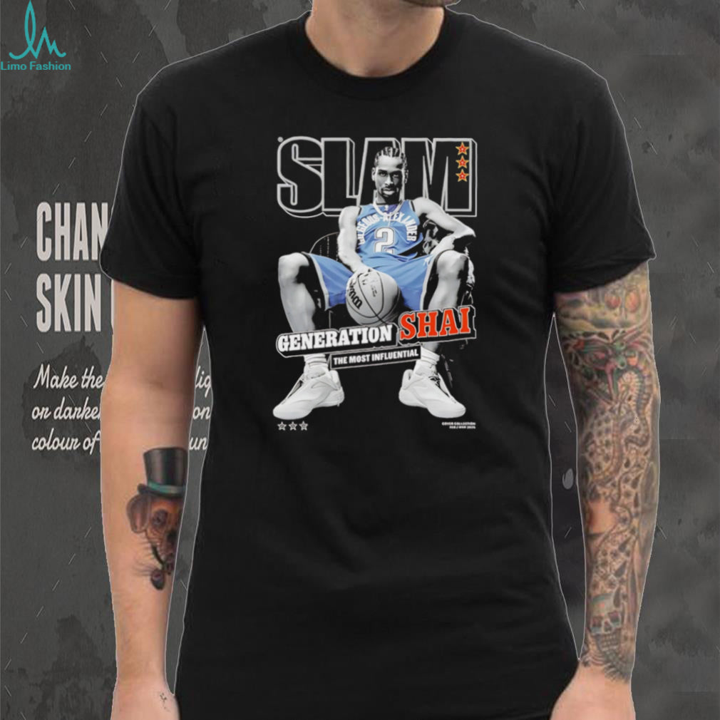 Shai Gilgeous Alexander SLAM Magazine Cover Generation Shai T Shirt