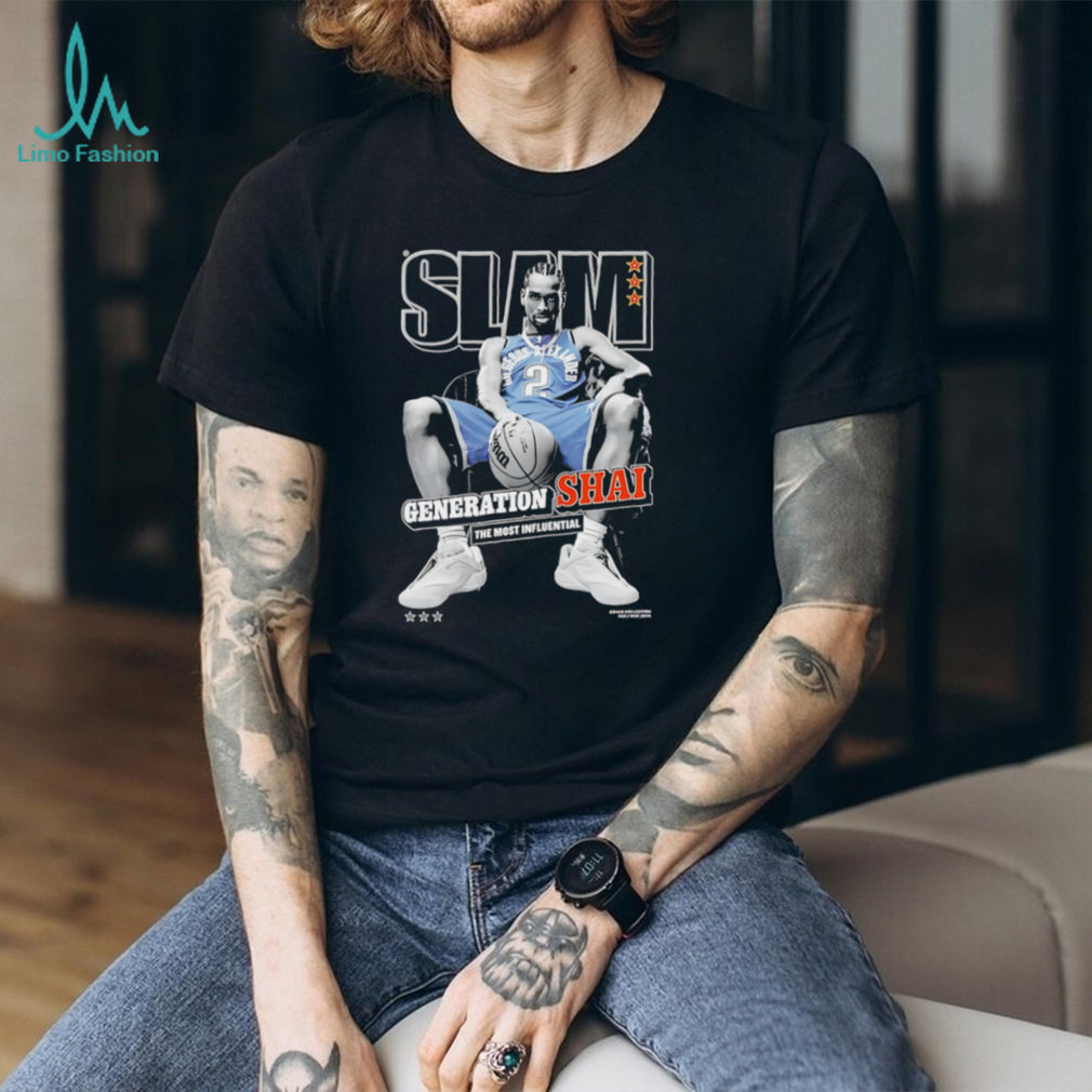 Shai Gilgeous Alexander SLAM Magazine Cover Generation Shai T Shirt