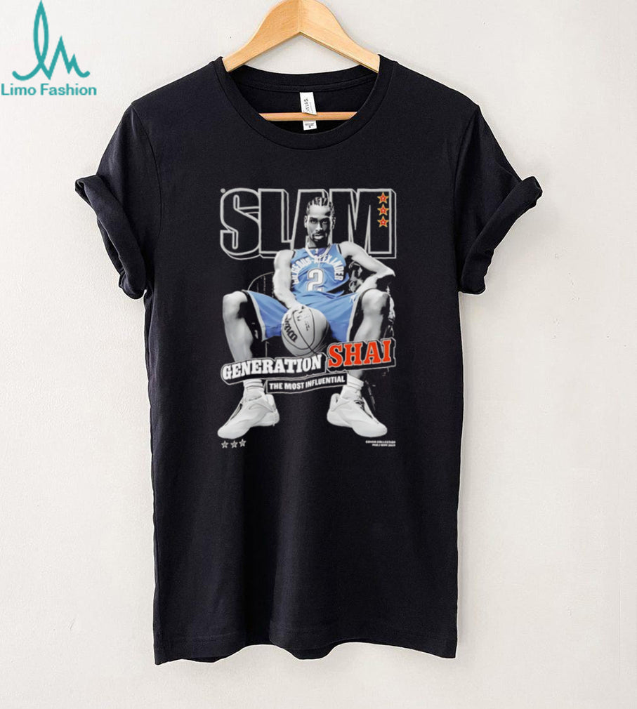 Shai Gilgeous Alexander SLAM Magazine Cover Generation Shai T Shirt