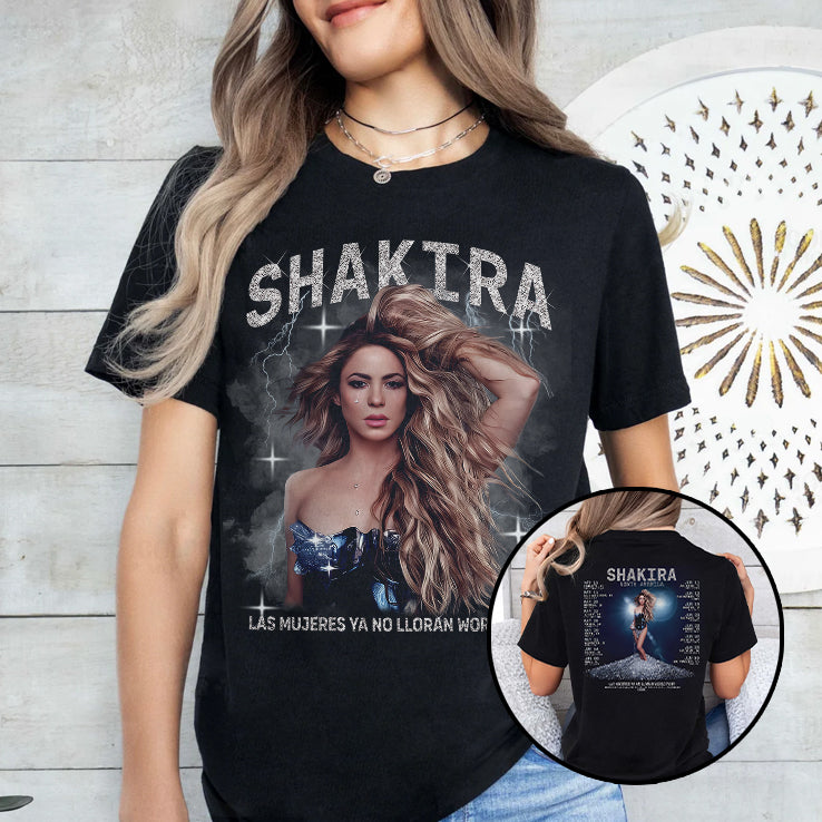 Shakira Las Mujeres Ya No Lloran Concert 2025 Shirt