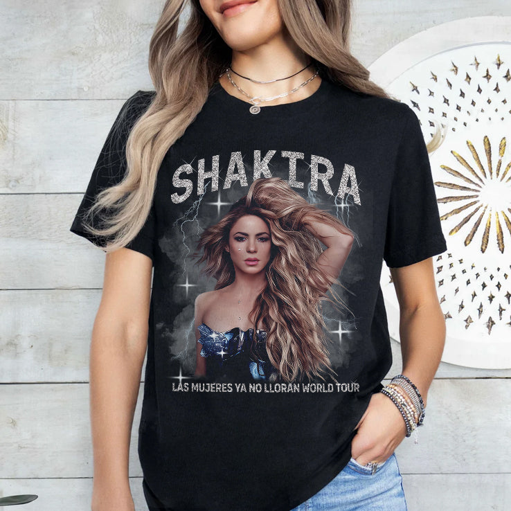 Shakira Las Mujeres Ya No Lloran Concert 2025 Shirt