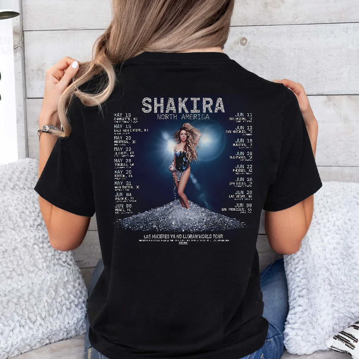 Shakira Las Mujeres Ya No Lloran Concert 2025 Shirt