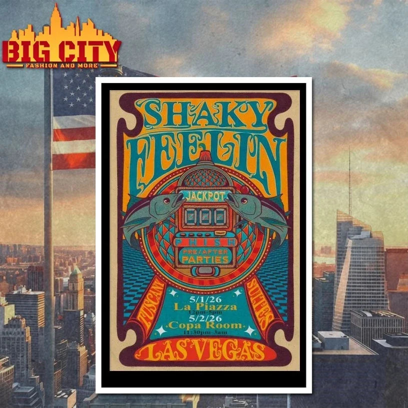 Shaky Feelin Las Vegas NV May 1-2 2026 Poster shirt