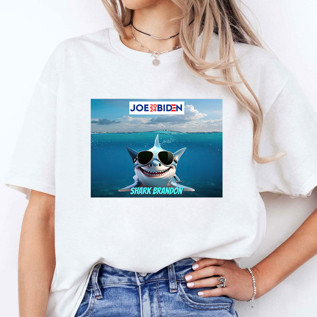 Shark Brandon Joe Biden 2024 T Shirt
