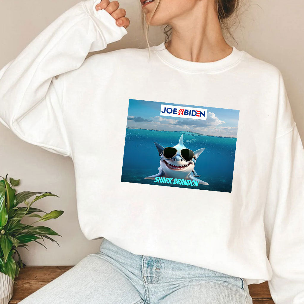 Shark Brandon Joe Biden 2024 T Shirt