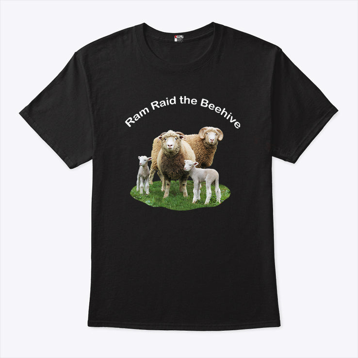 Sheep Ram Raid The Beehive Shirt