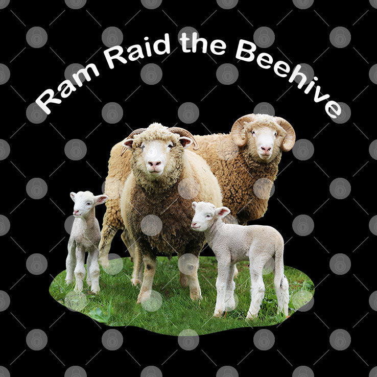 Sheep Ram Raid The Beehive Shirt