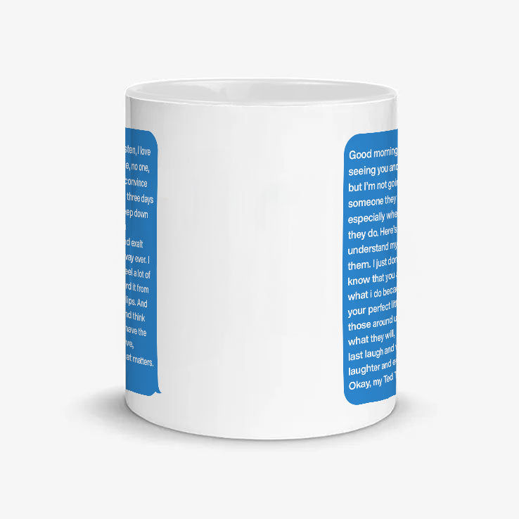 Shep Rose Text To Sienna Mug