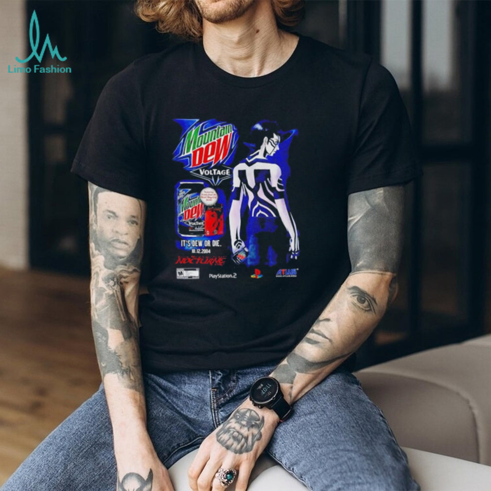 Shin Megami Tensei III Nocturne x Mountain Dew Voltage shirt