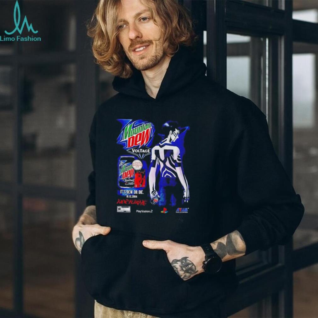 Shin Megami Tensei III Nocturne x Mountain Dew Voltage shirt
