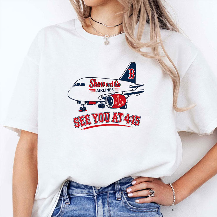 Show ‘Em Go Bananas See You At 4:15 Boston Baseball Bullpen T Shirt