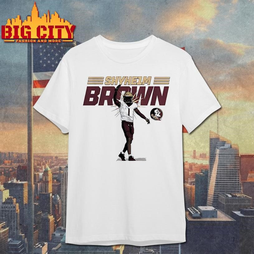 Shyheim Brown FSU Football NCAA Caricature Shirt