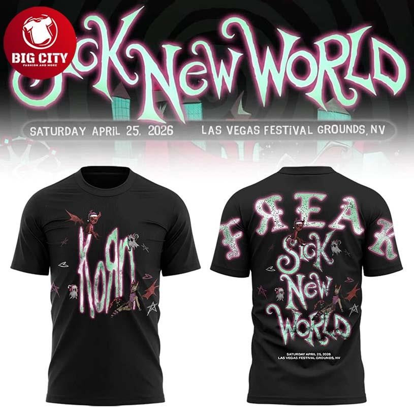 Sick New World 2026 Special Edition Two Sided Shirt