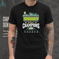 Siena Saints Men’s Basketball 2026 MAAC Champions Skyline Black T Shirt