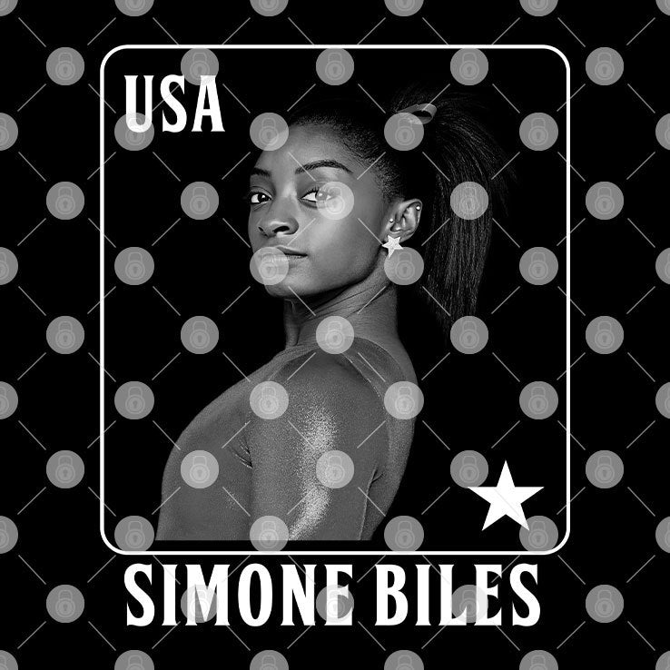 Simone Biles Gymnastics Playing Card USA T Shirt