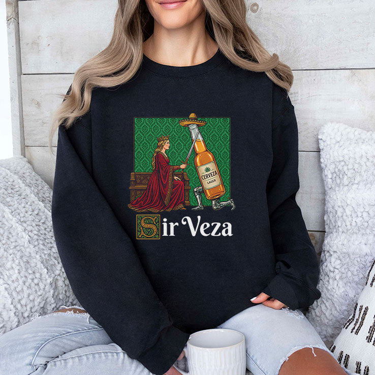 Sir Veza Cerueza Beer Mexican Sombrero T Shirt