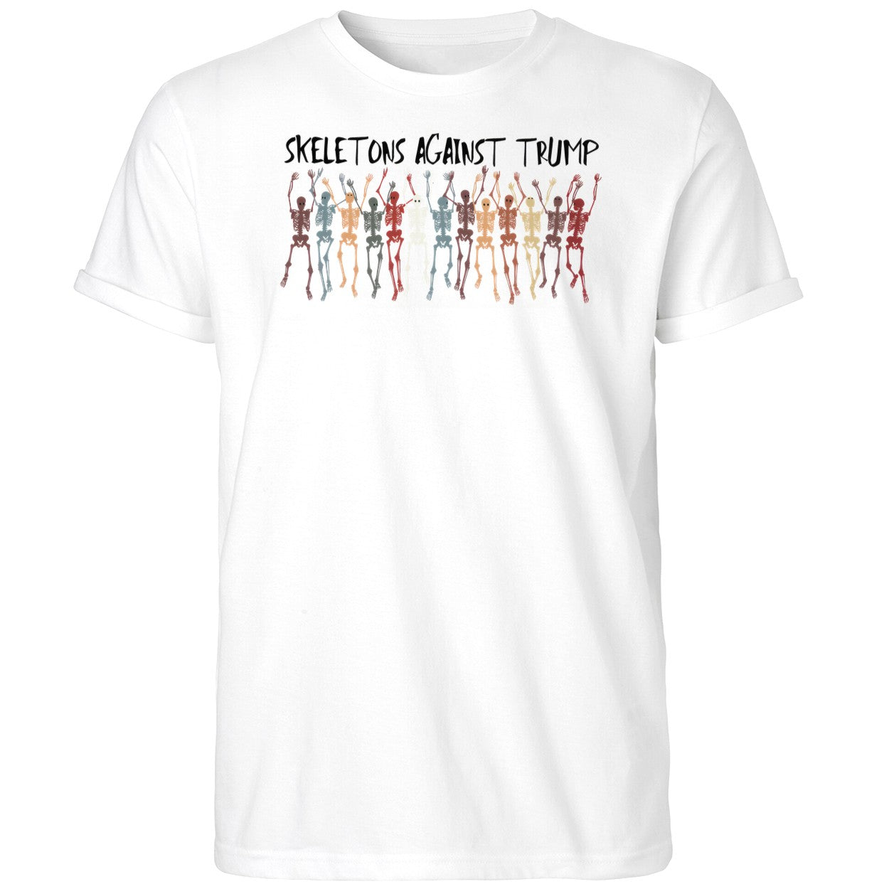 Skeletons Against Trump Halloween 2025 Shirt