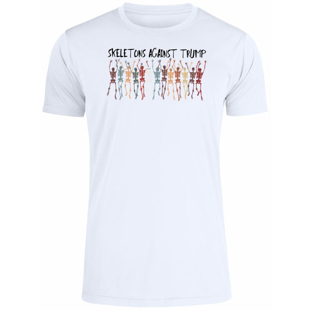 Skeletons Against Trump Halloween 2025 Shirt