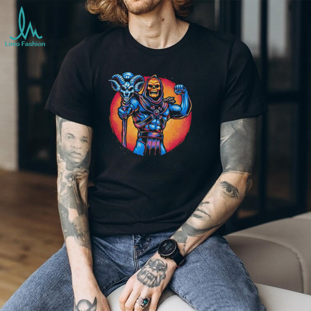 Skeletor Masters of the Universe Muscles Retro Villian T Shirt