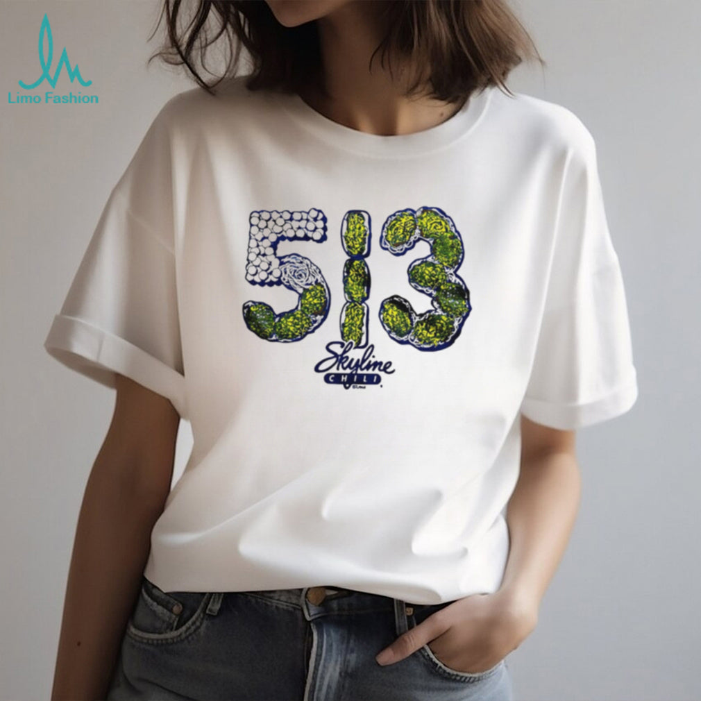Skyline Chili 513 Cincinnati Area Code Foodie T Shirt