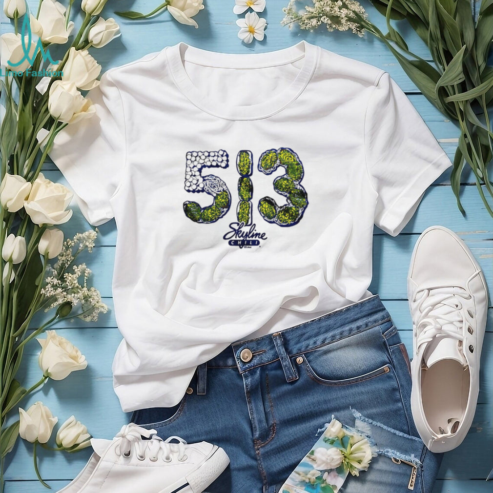 Skyline Chili 513 Cincinnati Area Code Foodie T Shirt