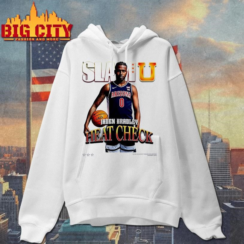 SlamU Jaden Bradley Heat Check Arizona Basketball Shirt