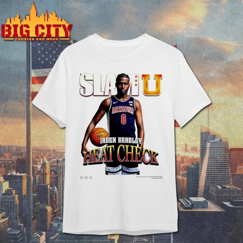 SlamU Jaden Bradley Heat Check Arizona Basketball Shirt