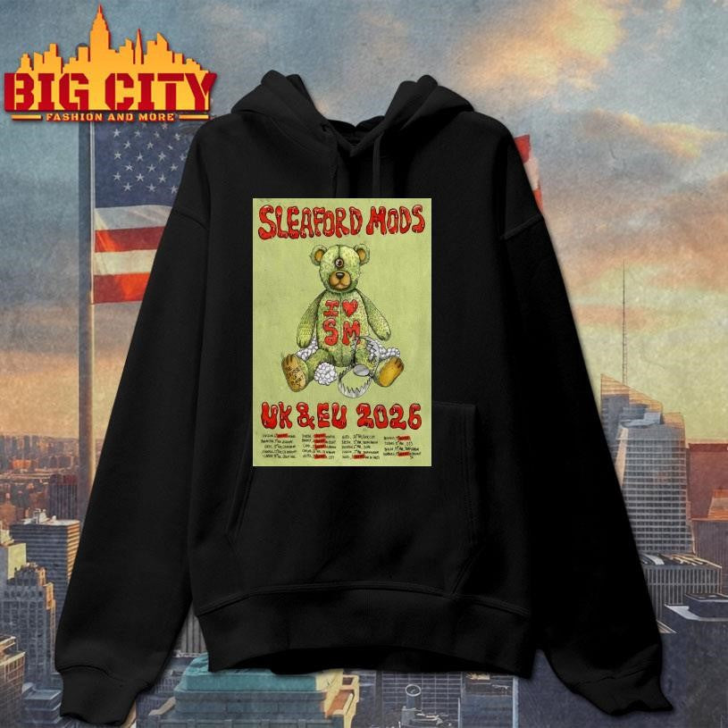 Sleaford Mods UK-EU 2026 Tour Poster Shirt