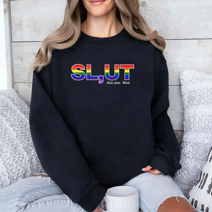 Slut Salt Lake Utah LGBT T Shirt