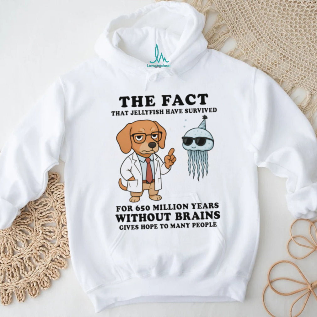 Smart Dachshund Scientist T Shirt Funny Jellyfish Brain Hope Quote Dog T Shirt