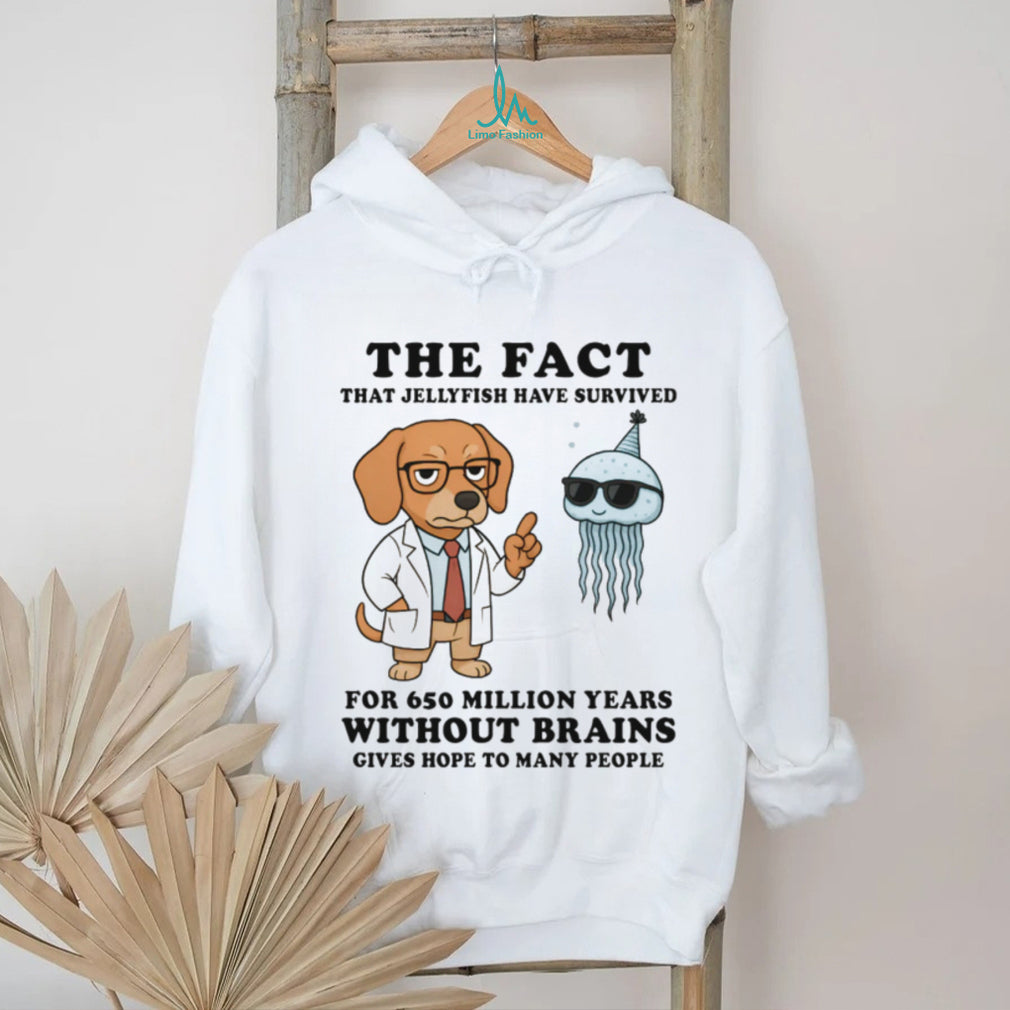 Smart Dachshund Scientist T Shirt Funny Jellyfish Brain Hope Quote Dog T Shirt