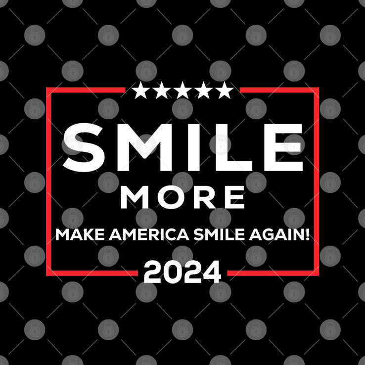 Smile More Make America Smile Again 2024 T Shirt