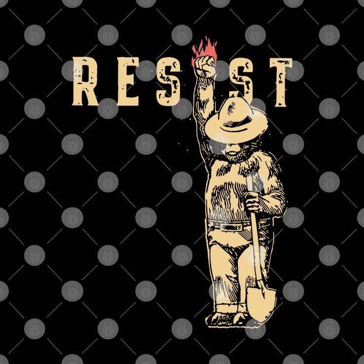 Smokey Bear Resist T Shirt
