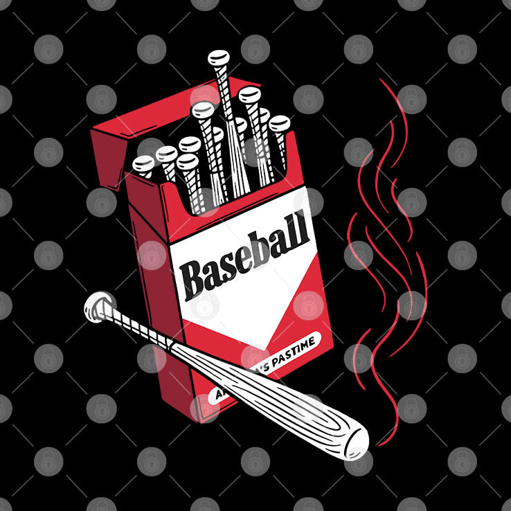 Smoking Barrels Funny Baseball T Shirt