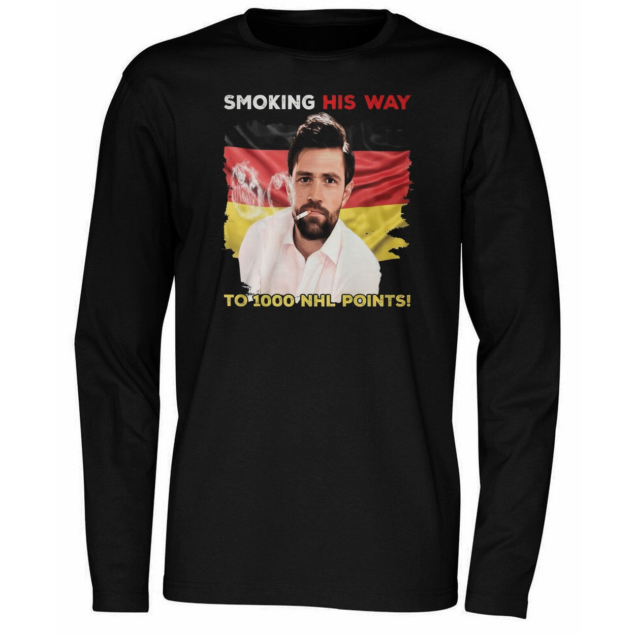 Smoking His Way To 1000 Hockey Points Shirt