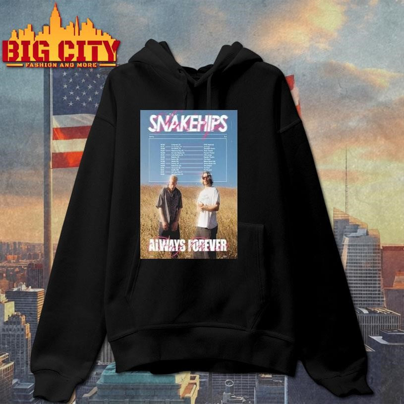 Snakehips Always Forever Spring Tour 2026 Dates Shirt