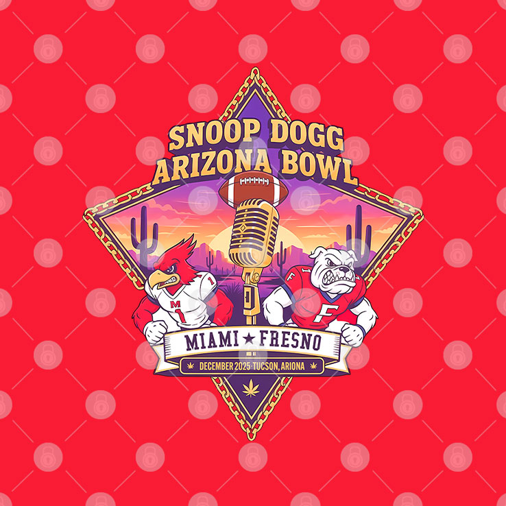 Snoop Dogg Arizona Bowl Miami vs Fresno Football 2015 T Shirt