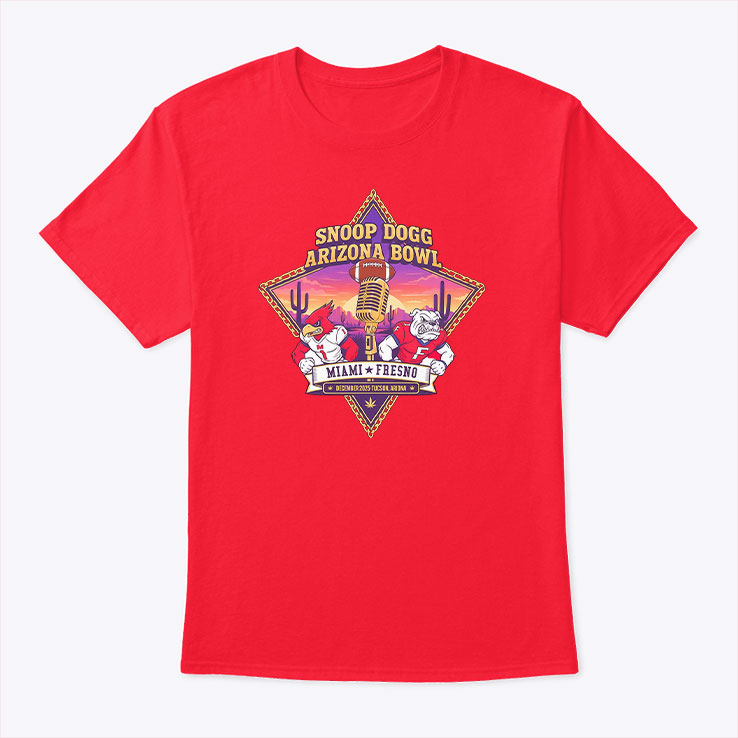 Snoop Dogg Arizona Bowl Miami vs Fresno Football 2015 T Shirt