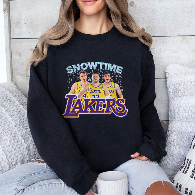 Snowtime Lakers Funny Showtime Lakers Shirt